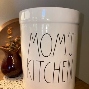 Rae Dunn White 'Mom's Kitchen' Canister